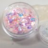 Candy Swirls Chunky Glittermix, roze glitter voor themafeest festival kopen