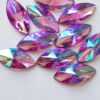 Cat-eye Jewels 15 mm Colours, lila glittersteentjes festival gezicht make up kopen