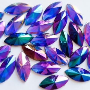 Cat-eye Jewels 15 mm Crystal, Diamand stenen gemstones paars Festival gezicht make up kopen
