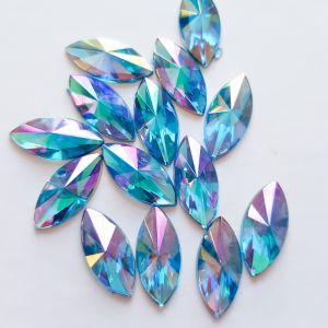 Cat-eye Jewels 15 mm Crystal, Diamand stenen gemstones blauw Festival gezicht make up kopen