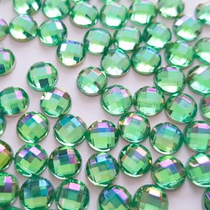 Diamond Jewels 6 mm Colours, Rond Groen Glittersteentjes Glitter Gemstones Kopen