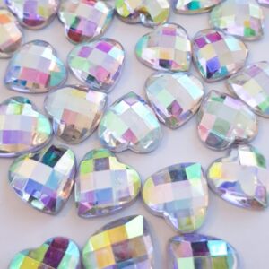 Heart Jewels 14 mm Crystal, Festival Glitter Stenen Hartje hart kopen