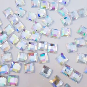 Square Jewels 10 mm Crystal