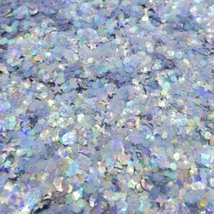 Aquamarine Biodegradable Glittermix, Biologisch afbreekbare glitter kopen