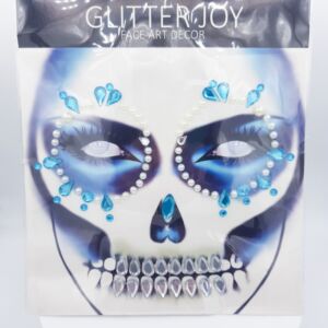 Shiny Candy Skull Jewel Sticker –  Dia De Los Muertos