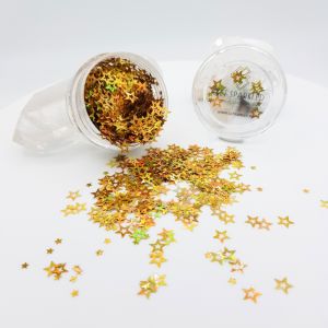 Capella Golden Star Glitters, glamour make up glitter voor kerst kopen cadeau